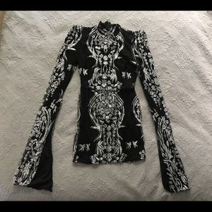 Sexy Mini Dress.  M size more S. Black sequined.